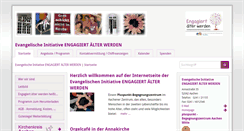 Desktop Screenshot of engagiert-aelter-in-aachen.de