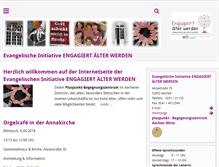 Tablet Screenshot of engagiert-aelter-in-aachen.de